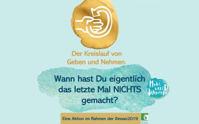 Wann hast DU eigentlich das letzte Mal NICHTS gemacht?